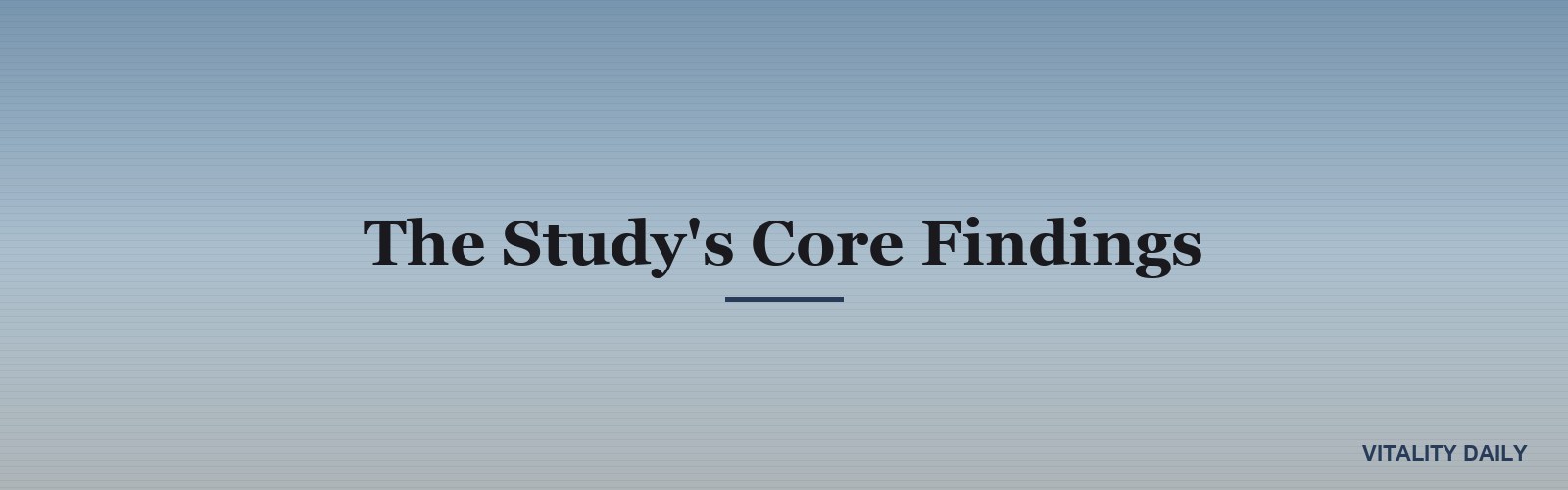 The Study's Core Findings