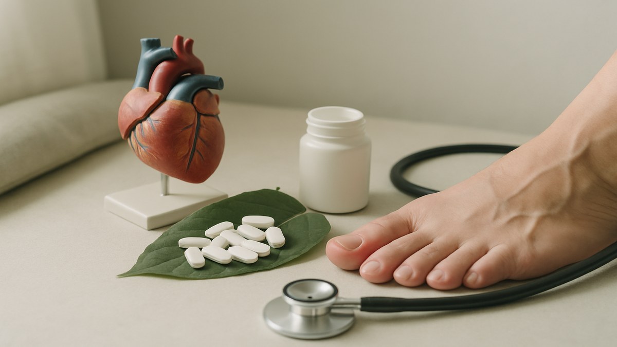 New Study Finds Allopurinol Lowers Cardiovascular Death Risk in Gout Patients — illustration