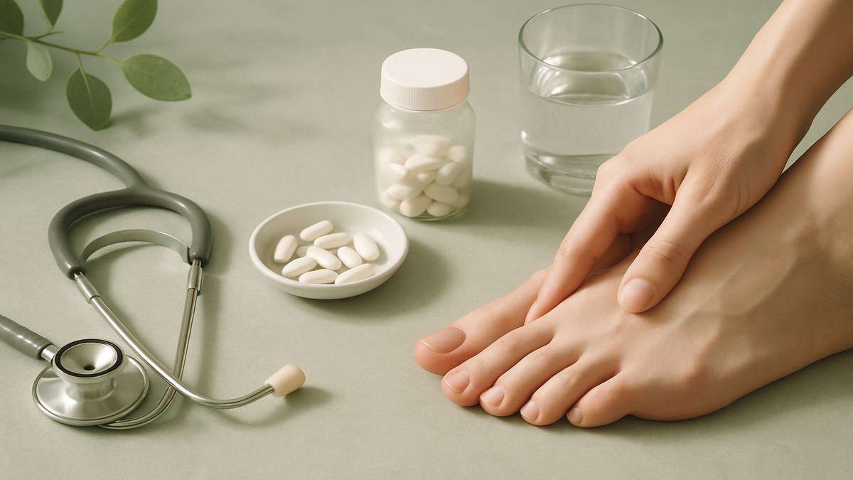 New Study Finds Allopurinol Lowers Cardiovascular Death Risk in Gout Patients — illustration