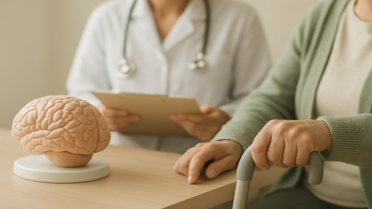 UCF Research Reveals Alzheimer's Movement Symptoms May Originate Outside the Brain — illustration